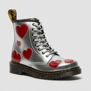 Dr. Martens Kids Boots w/ Hearts, Size 1